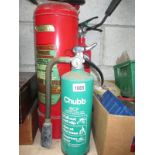 3 garage / workshop fire extinguishers
