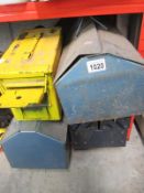 3 good quality cantilever toolboxes and 1 other