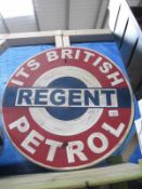 A Regent petrol sign