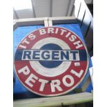 A Regent petrol sign