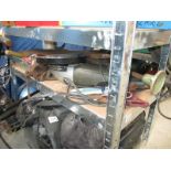 A large angle grinder,