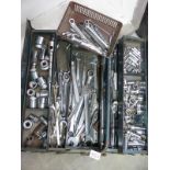 A large quantity of sockets and spanners