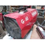 A Thermobile G-Go propane space heater