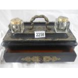 A good early 20th century inkstand in good original order.