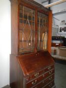 A Victorian bureau book case.