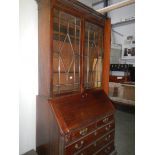 A Victorian bureau book case.