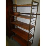 A 1960's 'Ladderax' shelving unit.