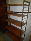 A 1960's 'Ladderax' shelving unit.