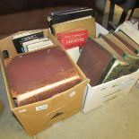 2 boxes of books including antiquarian.