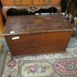 A pine tool box.