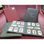 3 albums of old cigarette cards and an album of Bible Lesson Pictures