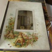 A Victorian musical photograph album.