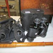 A good pair of Prinzlux 10 x 50 binoculars and a pair of Praktica sport 10 x 50 binoculars.