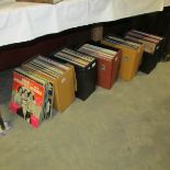 5 cases of assorted LP records.