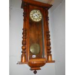 A Victorian wall clock.