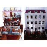 A five storey dolls house with superb quality furniture and content.