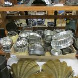 A mixed lot of vintage bake ware including pastry cutters etc.