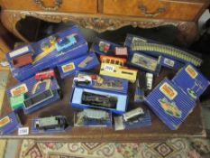 A quantity of boxed Hornby Dublo railway items including locomotive, rolling stock etc.