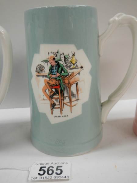 A set of 6 Bass Worthington Dickens character tankards by T G Green. - Image 3 of 8