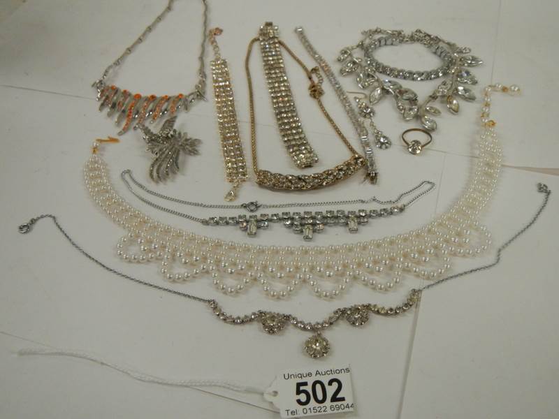 14 items of interesting jewellery including necklaces. - Bild 8 aus 8
