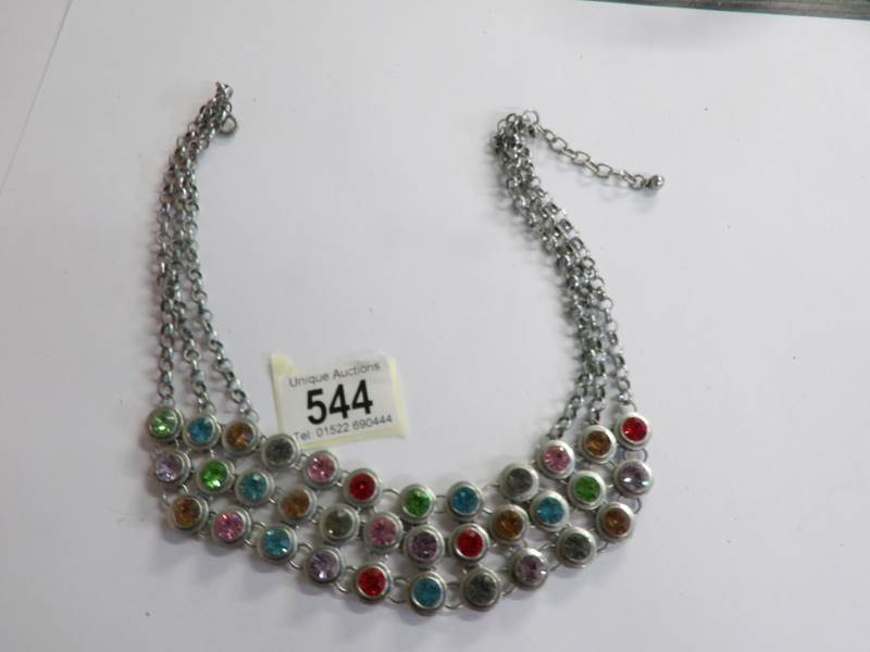 10 various design costume necklaces. - Image 6 of 6