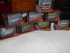 8 exclusive first editions bus models.
