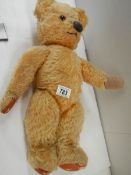 An old Chad Valley Teddy bear, in fair condition apart from pads.