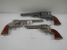 3 good quality replica pistols.