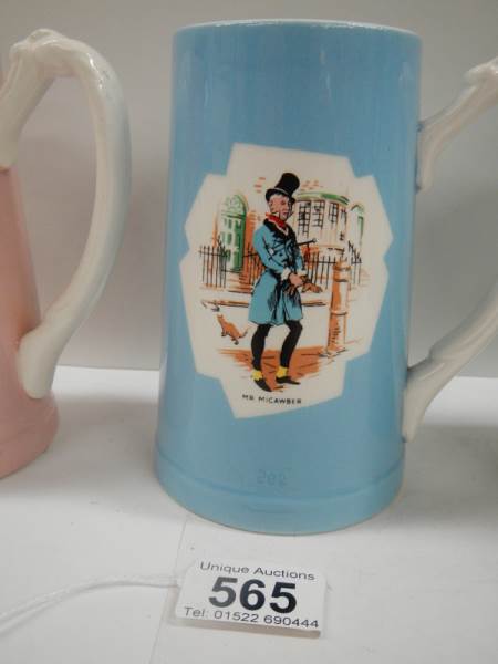 A set of 6 Bass Worthington Dickens character tankards by T G Green. - Image 2 of 8