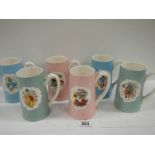 A set of 6 Bass Worthington Dickens character tankards by T G Green.