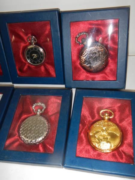 10 boxed contemporary pocket watches (all need batteries) - Image 4 of 5