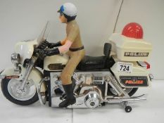 An American police motor cycle (Super Cycle).