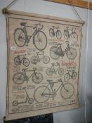 A vintage style French bicycle poster.