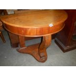 A mahogany duchy style hall table.