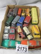 Approximately 17 Lesney Matchbox diecast models.