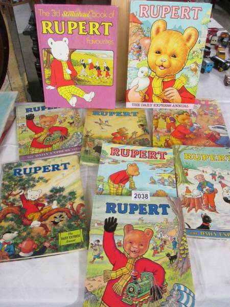 9 Rupert annuals.