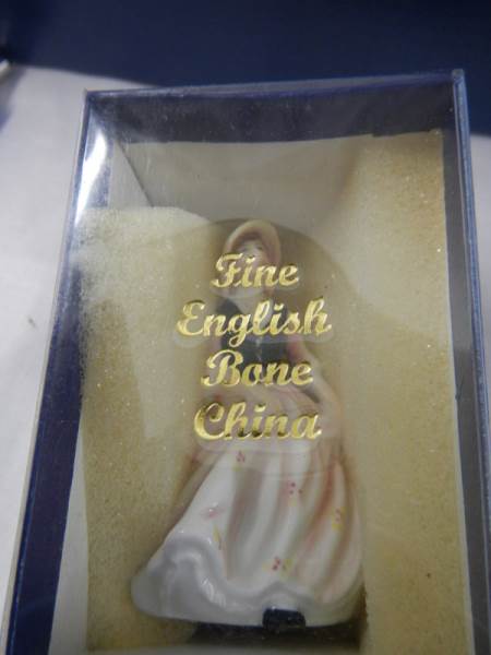 A set of 12 fine English bone china miniature figures, all signed. - Image 6 of 6