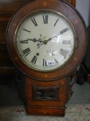 A drop dial wall clock.