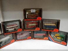 8 boxed 'EFE' die cast buses.