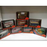 8 boxed 'EFE' die cast buses.