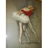 An elegant study of ballet dancers.