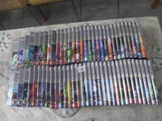 65 classic Dr Who DVDs all as new. A Dr. Who complete first series (box a/f).