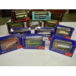 10 Exclusive First Editions (EFE) bus models and a Corgi KMB bus.