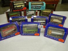 10 Exclusive First Editions (EFE) bus models and a Corgi KMB bus.