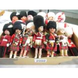 A box of Scottish costume dolls.