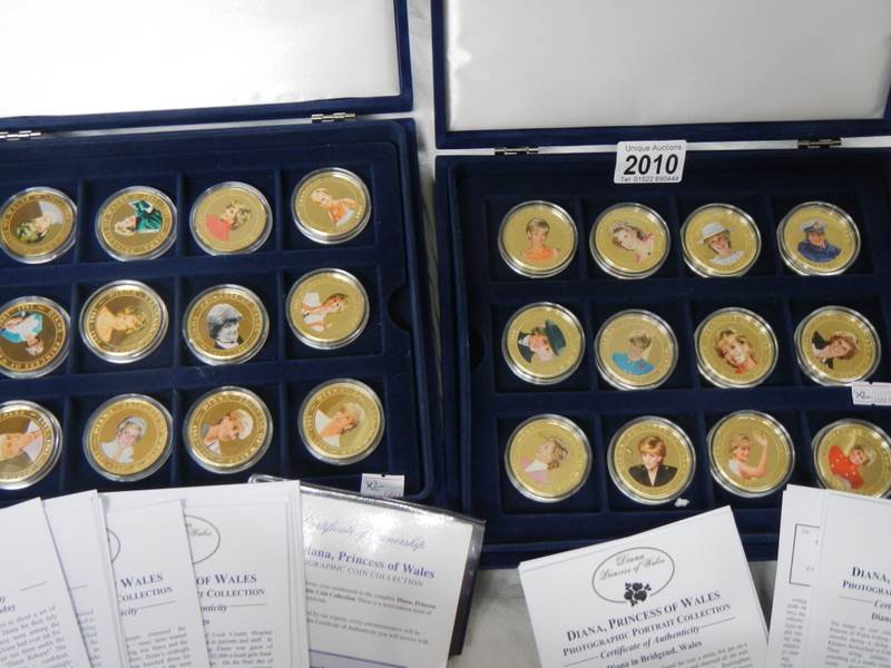 2 cases of Diana Princess of Wales commemorative coins. - Image 7 of 7