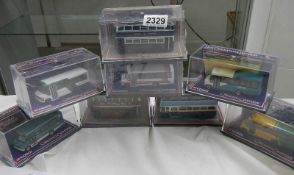 8 boxed Corgi die cast 'Original' omnibuses.