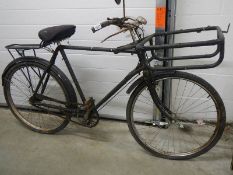 A mid 20th century butchers bike.