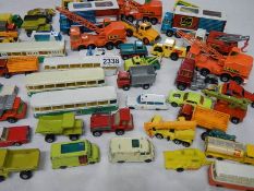 A mixed lot of Lesney Matchbox die cast models,.