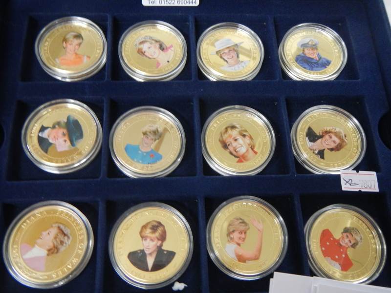 2 cases of Diana Princess of Wales commemorative coins. - Image 3 of 7
